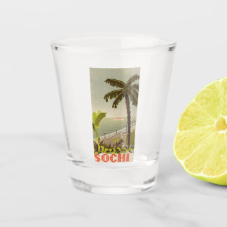 Verre A Shot Vintage Sochi Marine Station Beaux-Arts Voyage