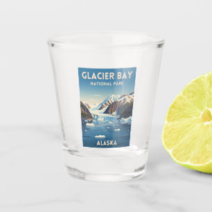 Verre A Shot Vintage voyage Glacier Bay National Park Alaska