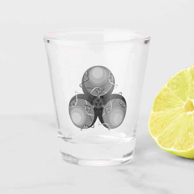 Verre A Shot Virus de la peste (Devant)