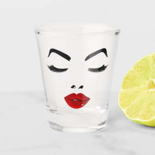 Verre A Shot Visage élégant