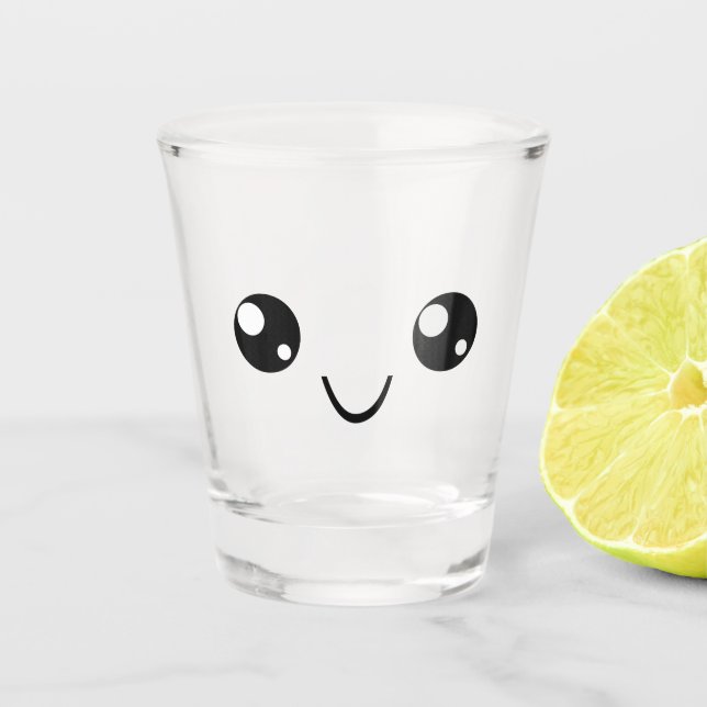 Verre A Shot Visage souriant (Devant)