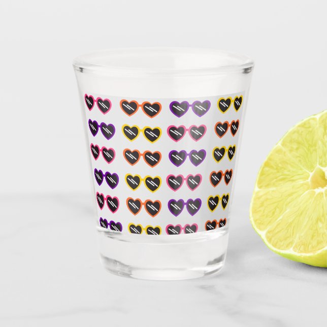 Verre A Shot Vision De L'Amour (Devant)