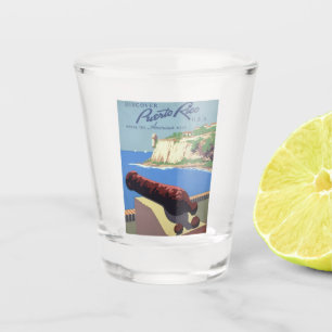 Verre A Shot Visite de la forteresse El Morro, Porto Rico, Vieu