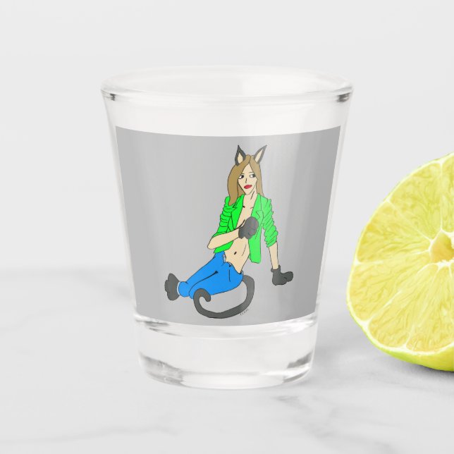 Verre A Shot vitre de capture (Devant)