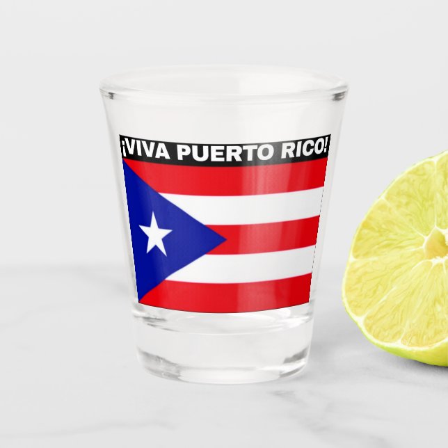 VERRE A SHOT VIVE PUERTO RICO (Devant)