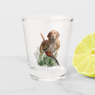 Verre A Shot Vizsla Art hongrois