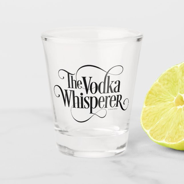 Verre A Shot Vodka Whisperer (Devant)