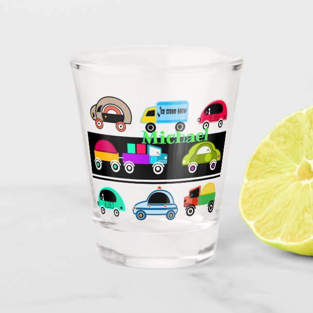 Verre A Shot Voitures amusantes (Devant)