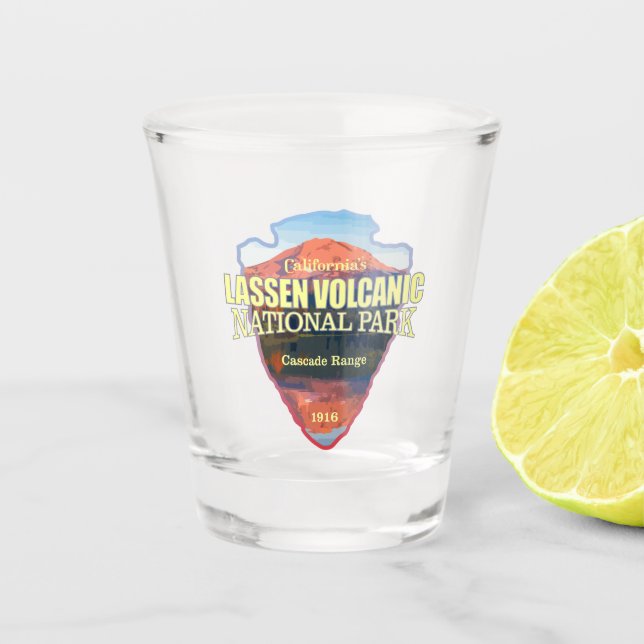 Verre A Shot Volcanique de lassen (flèche) (Devant)