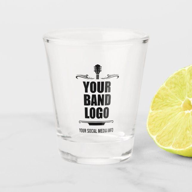 Verre A Shot Votre logo de bande (Devant)