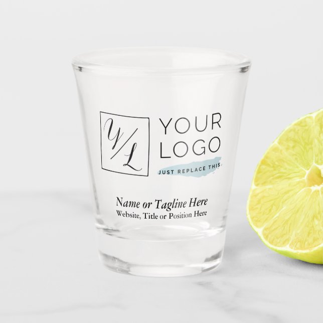 Verre A Shot Votre logo d'entreprise et les détails Customisés (Devant)
