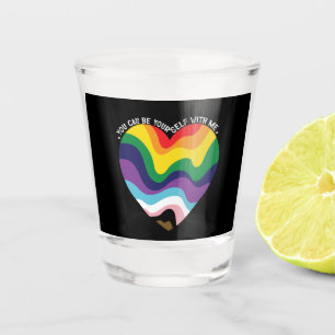Verre A Shot Vous Pouvez Être Vous-Même Avec Moi, LGBT Transgen