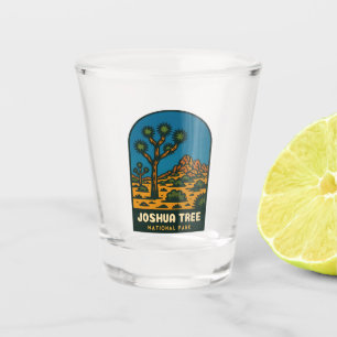 Verre A Shot Voyage Rétro Vintage Parc National de Joshua Tree