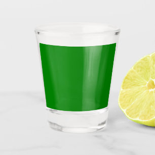 Verre A Shot Vrai vert