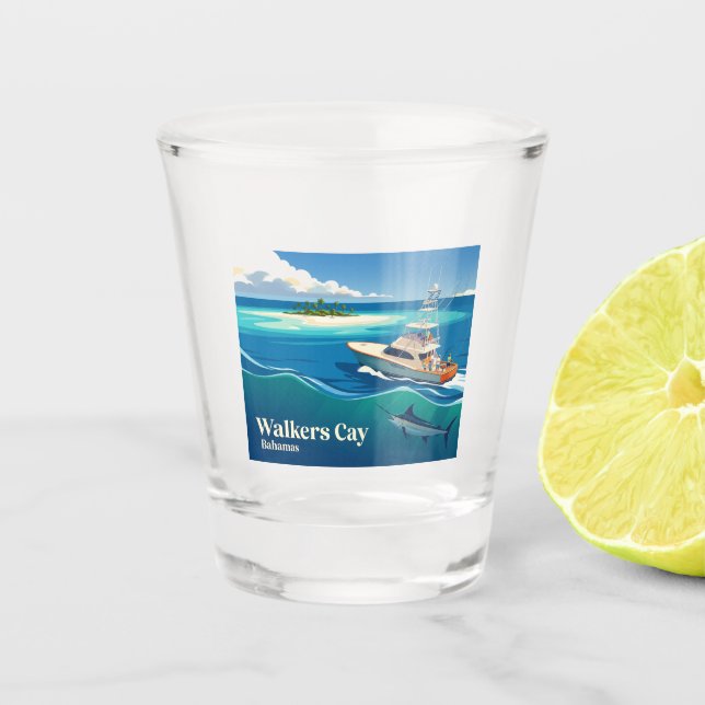 Verre A Shot Walkers Cay Bahamas (Devant)