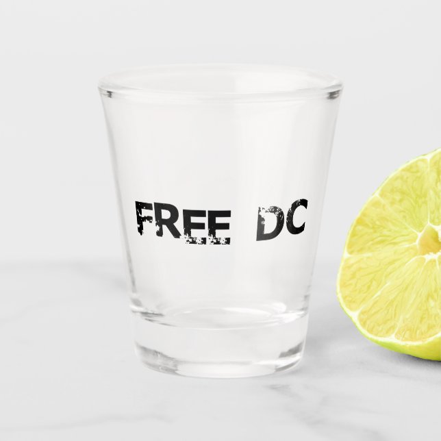 Verre A Shot Washington Free DC (Devant)
