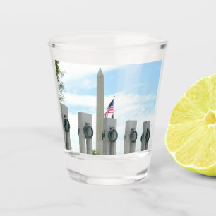 Verre A Shot Washington Monument et 2ÈME GUERRE MONDIALE Memor