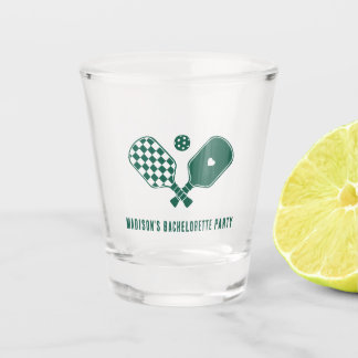 Verre A Shot Week-end de Bachelorette Moderne Pickleball & Pros