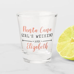 Verre A Shot Week-end personnalisé pour filles Année