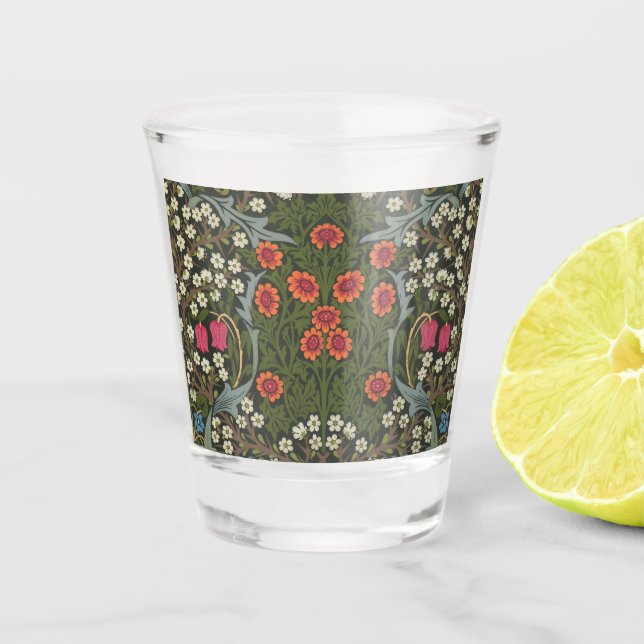 Verre A Shot William Morris Blackthorn Garden Flower Classic (Devant)