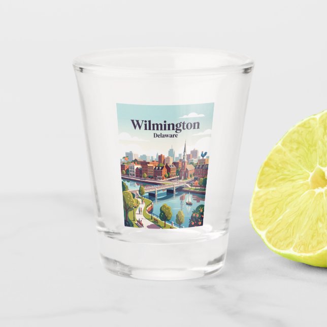 Verre A Shot Wilmington, Delaware, États-Unis (Devant)