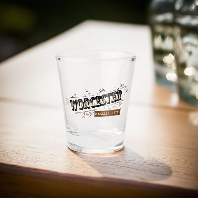Verre A Shot Worcester, Massachusetts (Créateur téléchargé)