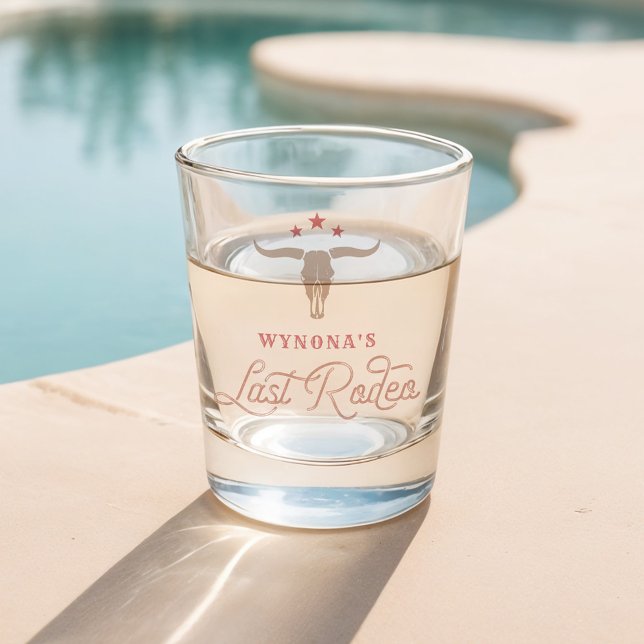 Verre A Shot WYNONA Pink Cowgirl Dernier Rodéo Bachelorette (Créateur téléchargé)