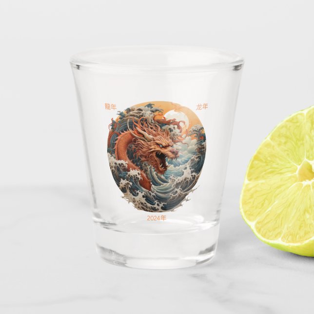 Verre A Shot Year of the dragon (Devant)