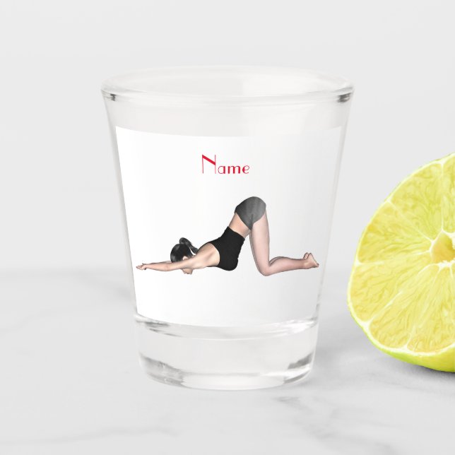 Verre A Shot Yoga Poses Thunder_Cove (Devant)