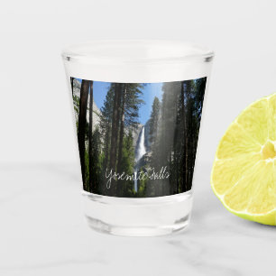 Verre A Shot Yosemite Falls et Woods Paysage Photographie