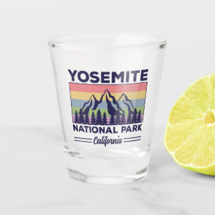 Verre A Shot Yosemite National Park California Retro Randonnée