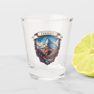 Verre A Shot Zermatt Suisse Matterhorn
