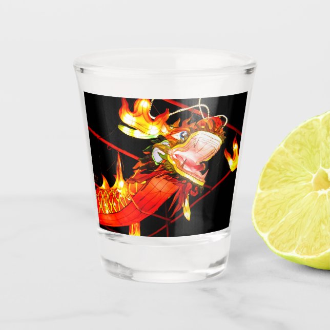 Verre A Shot Zhulong dragon de feu  (Devant)