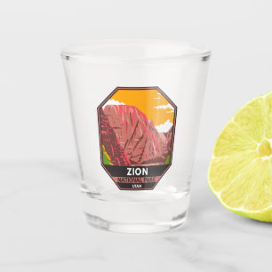 Verre A Shot Zion National Park Utah Vintage