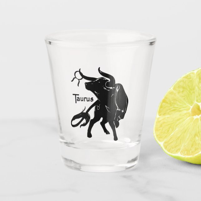 Verre A Shot Zodiac Taurus  (Devant)