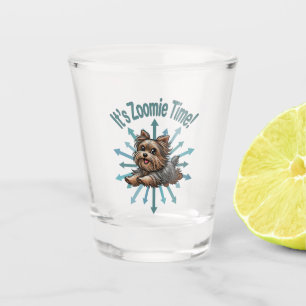 Verre A Shot Zoomie Time Yorkshire Terrier