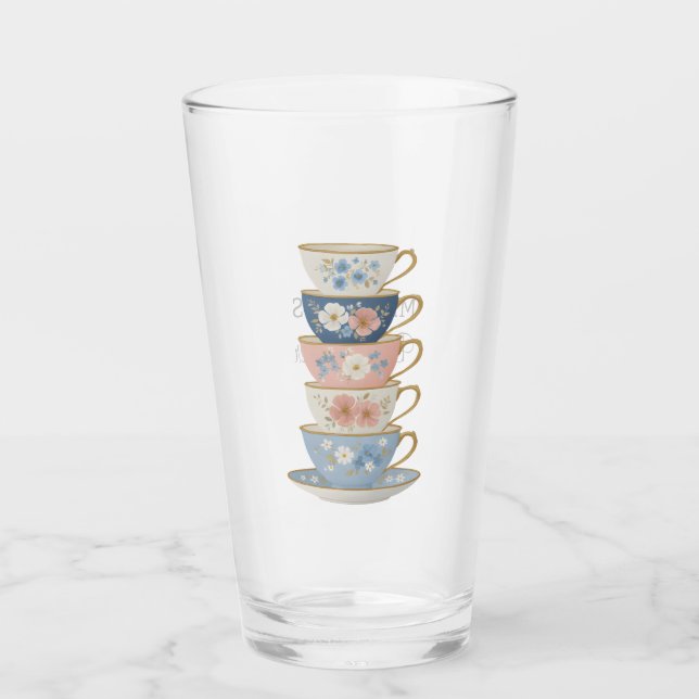 Verre à thé pour la mariée (Devant)