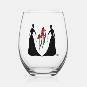 Verre à vin sans pied 16 oz Les Femmes