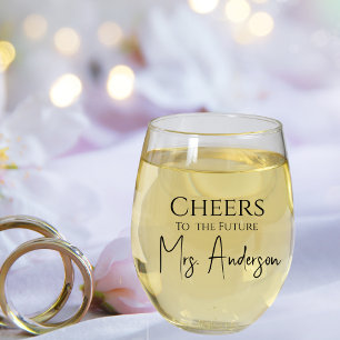 Verre À Vin Sans Pied À la future Mme Custom !
