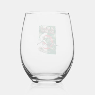 Verre À Vin Sans Pied Algérie But Énergie Squelette Attaquant Nations Gr