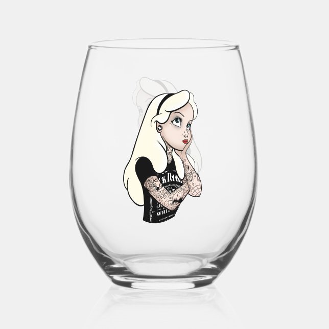 Verre À Vin Sans Pied Alice (Recto)