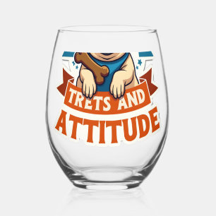 Verre À Vin Sans Pied Alimenté par Treats And Attitude Bouledogue França