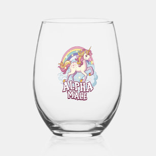 Verre À Vin Sans Pied Alpha Homme Unicorne