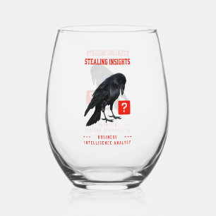 Verre À Vin Sans Pied Analyste en intelligence d'affaires Crow