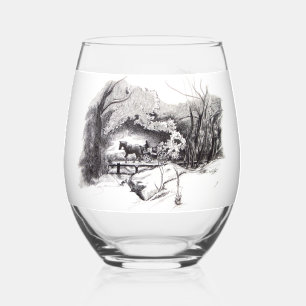 Verre À Vin Sans Pied Balade à travers Central Park Boissons