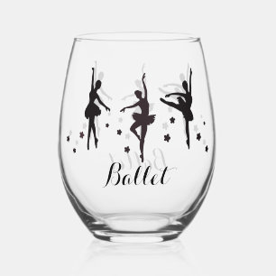 Verre À Vin Sans Pied Ballet Design Verre sans pierre