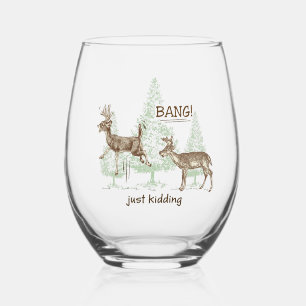 Verre À Vin Sans Pied Bang ! C'Est Juste Du Raisonnement ! Humour de cha
