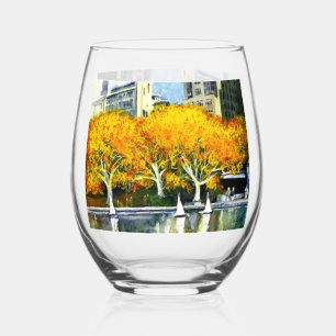 Verre À Vin Sans Pied Bateaux à jouets dans l'ensemble de produits à boi
