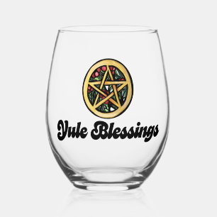 Verre À Vin Sans Pied Bénédiction de Yule