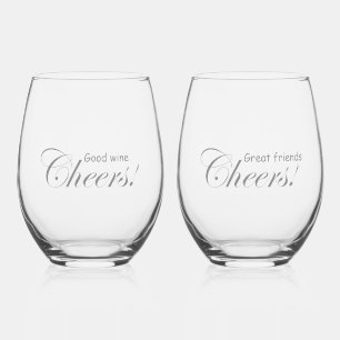 Verre À Vin Sans Pied Bonne vin bon amis à votre santé !
